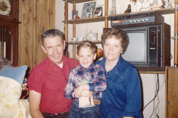Me and my parents (and Yoda!), c. 1981.
